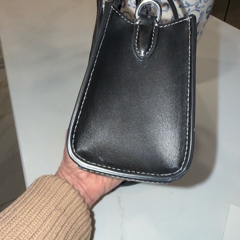 Coach Black Leather Satchel - Picture 2 of 4